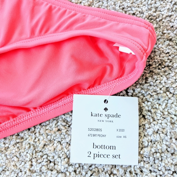 Pink Kate Spade Peony Pink Two piece Swimsuit - Picture 7 of 7
